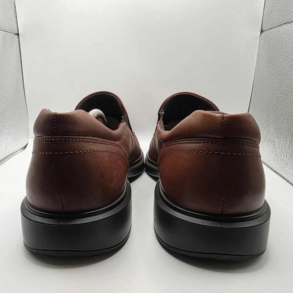 ECCO Helsinki 2 Mens Brown Leather Slip On Loafers Shoes 500154 Size 46 12-12.5